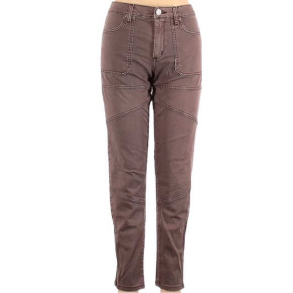 BDG size 30 light mauve color skinny moto pants with zippers at the ankles EUC - Picture 3 of 12